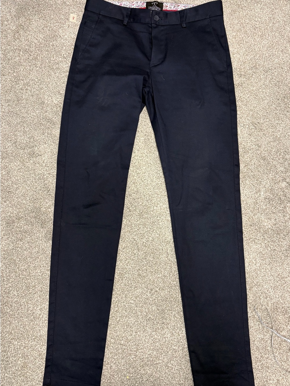 Men's Slim Black Chino Pants